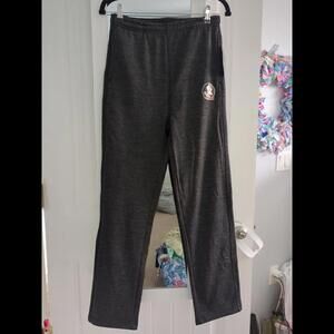 NWT Fleece Lined FSU Florida State Seminoles Mens L Track Athletic Pants